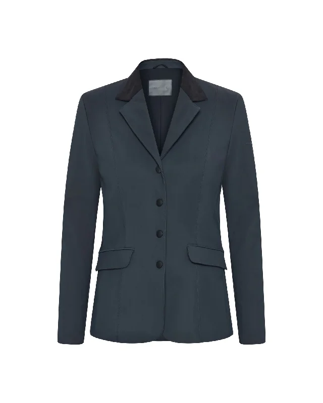 Light Tech Class Riding Jacket - Dark Grey Wool Fabric Cashmere Fabric Tweed Fabric Light Tech Class Riding Jacket - Dark Grey Wool Fabric Cashmere Fabric Tweed Fabric