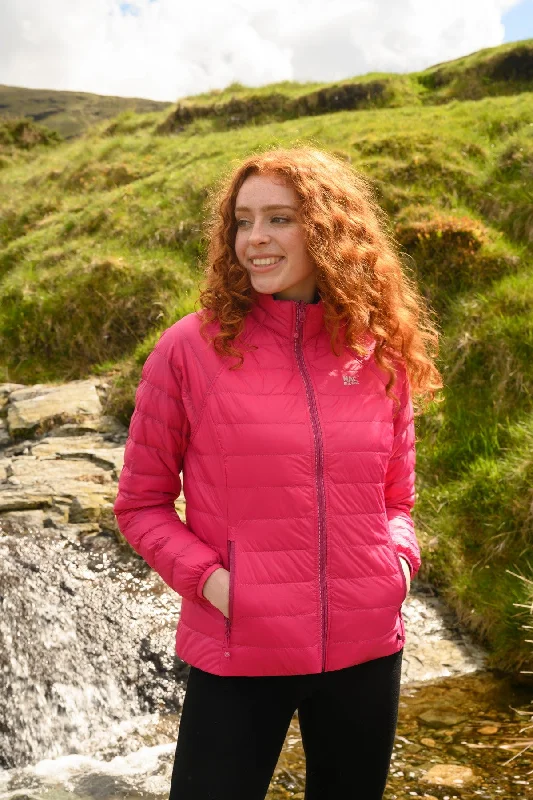 Mac in a Sac Ladies Polar Reversible Jacket -FUCHSIA/NAVY Jacket Blazer Coat