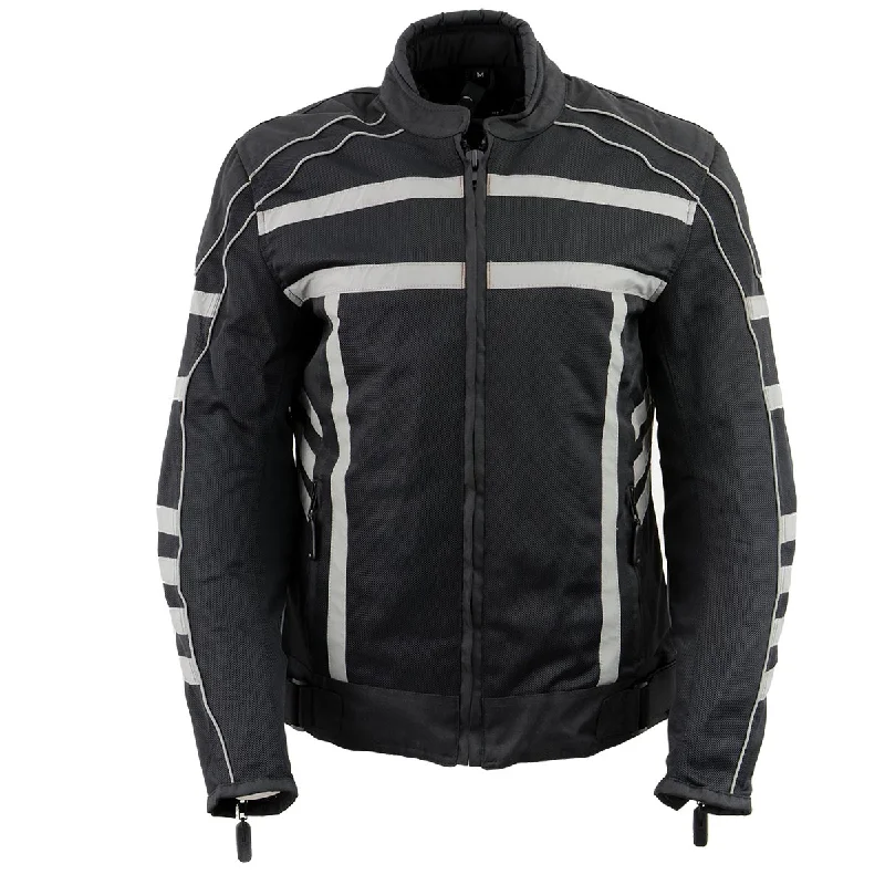 NexGen SH2376 Women's Black and Grey Nylon with Mesh Armored Racer Jacket with Built in Rain Jacket Zippered Jacket Buttoned Jacket Snapped Jacket NexGen SH2376 Women's Black and Grey Nylon with Mesh Armored Racer Jacket with Built in Rain Jacket Zippered Jacket Buttoned Jacket Snapped Jacket