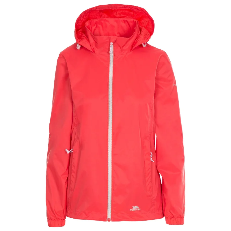 Sabrina Women's Unpadded Waterproof Jacket in Red Cotton Fabric Linen Fabric Terry Fabric Sabrina Women's Unpadded Waterproof Jacket in Red Cotton Fabric Linen Fabric Terry Fabric