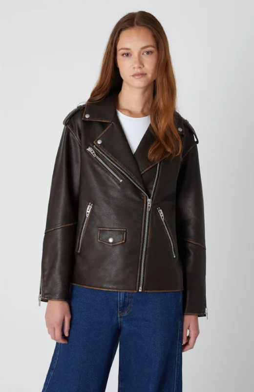 BlankNYC - Still Mine Faux Leather Jacket Chenille Jacket Brocade Jacket Lace Jacket BlankNYC - Still Mine Faux Leather Jacket Chenille Jacket Brocade Jacket Lace Jacket