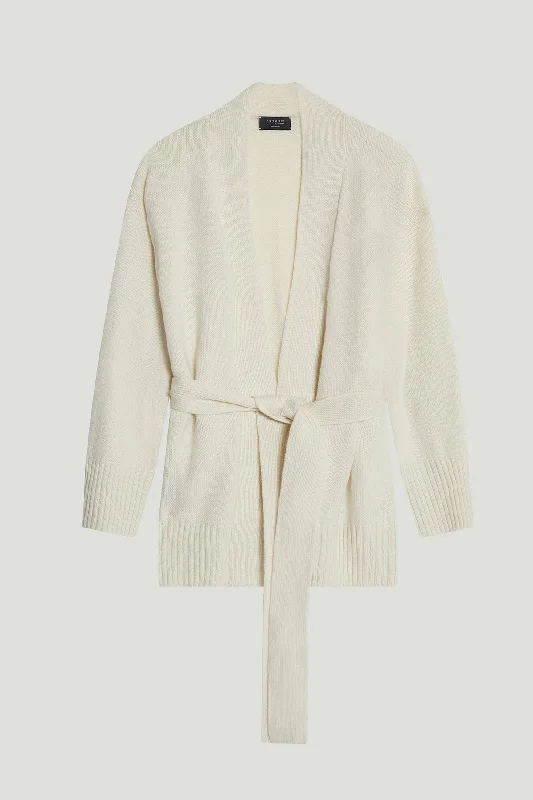 The ReCashmere Belted Jacket Welt Pockets Slit Pockets Flap Pockets
