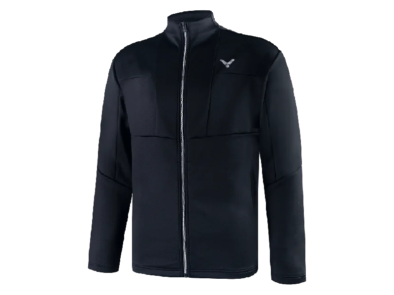 Victor J-25603C Unisex Track Jacket [Black] Chenille Jacket Brocade Jacket Lace Jacket