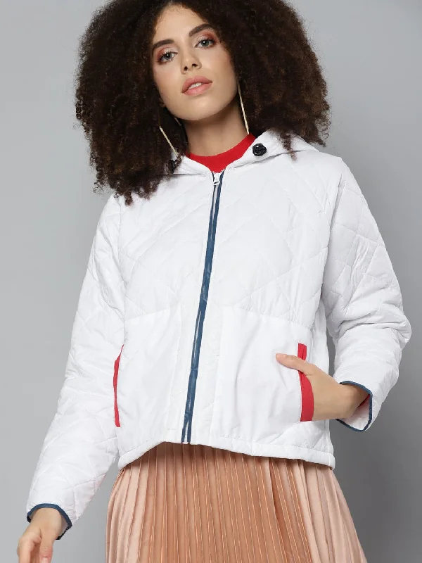 Women Solid White Full Sleeve Jacket Faux Fur Jacket Real Fur Jacket Shearling Jacket Women Solid White Full Sleeve Jacket Faux Fur Jacket Real Fur Jacket Shearling Jacket