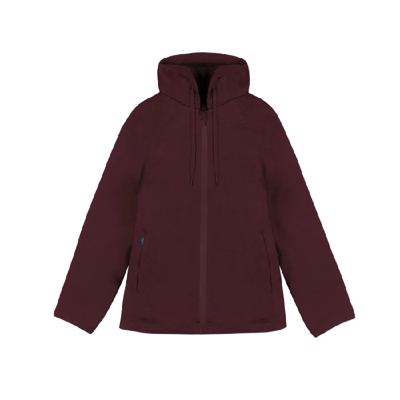 Women's Overcast Jacket 2 - Mahogany Faux Fur Fabric Real Fur Fabric Shearling Fabric Women's Overcast Jacket 2 - Mahogany Faux Fur Fabric Real Fur Fabric Shearling Fabric