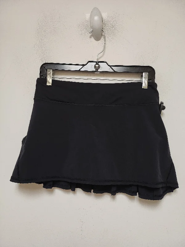 Athletic Skirt By Lululemon In Black, Size: 6 athletic skirt fit