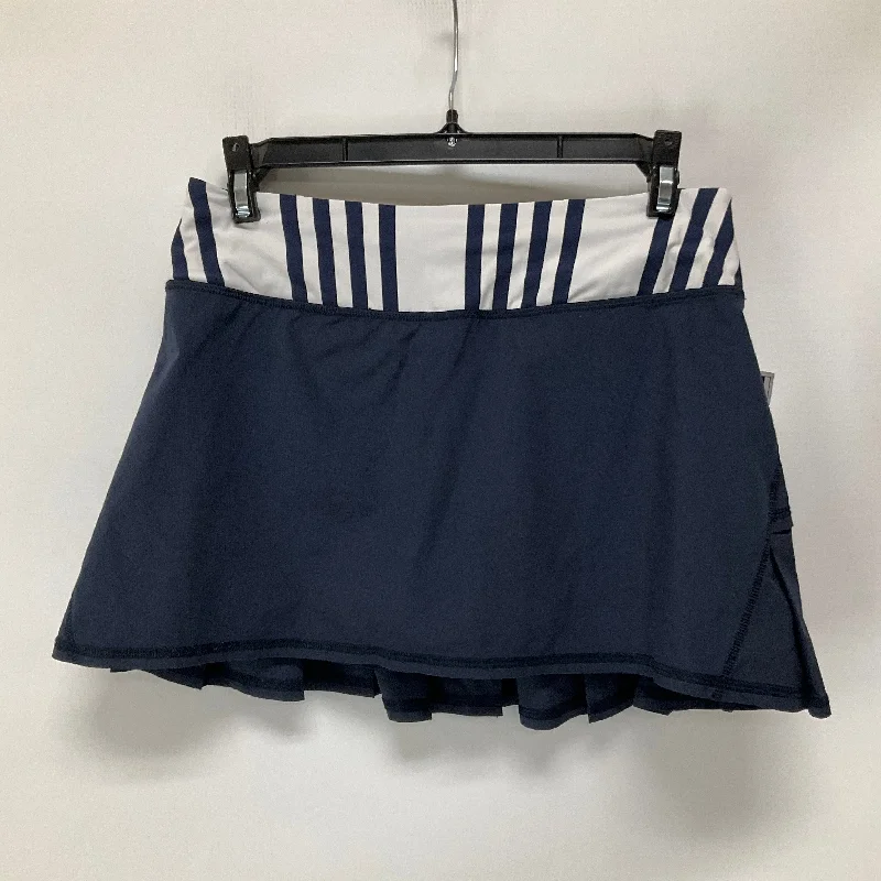 Athletic Skirt By Lululemon In Navy, Size: 4 midi skirt versatile