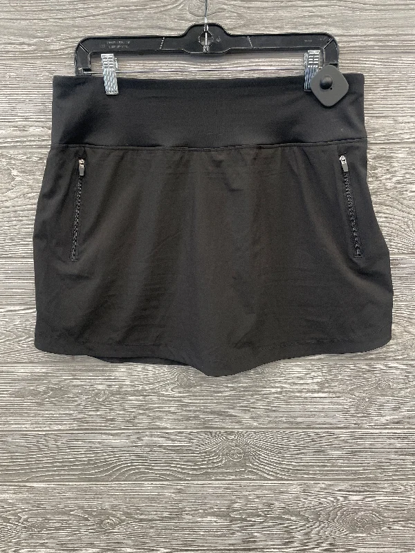 Athletic Skirt By Mta Pro In Black, Size: L wrap skirt elegant