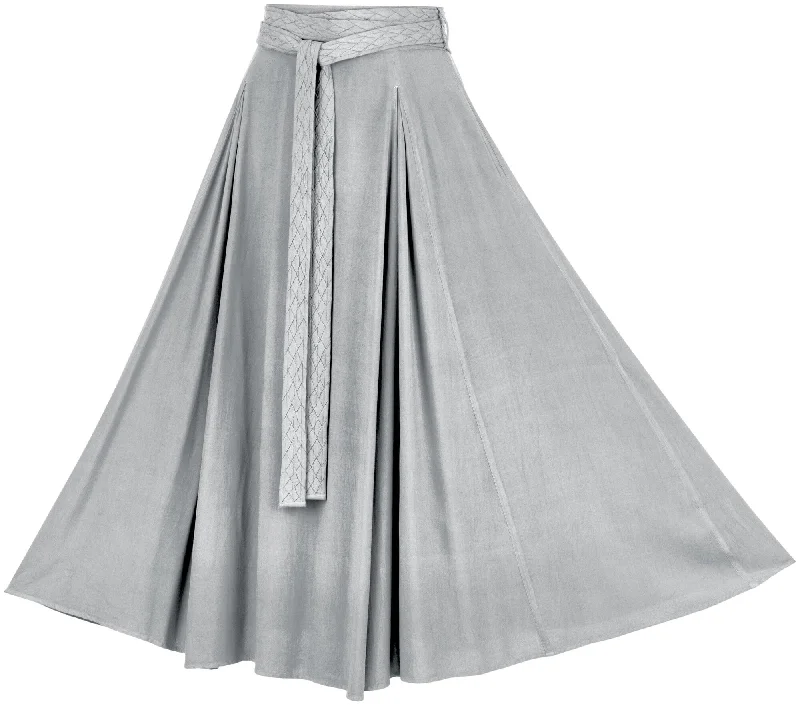 Demeter Skirt Limited Edition Silver Pewter cotton skirt soft