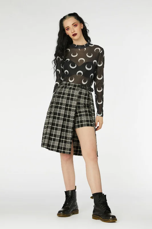 Double Trouble Skort belted skirt waist