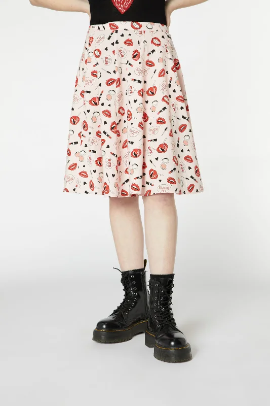 Kiss And Makeup Skirt low waist skirt