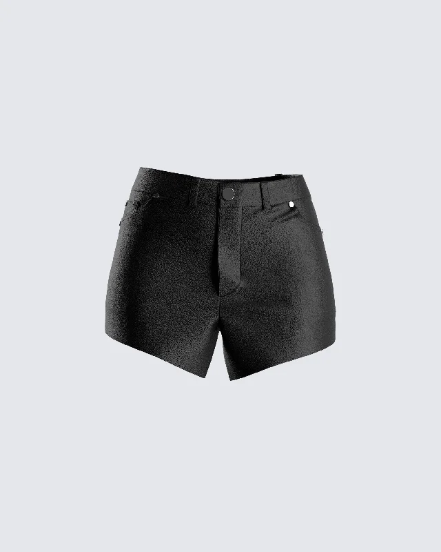 Rhett Black Mini Skirt chiffon skirt lightweight