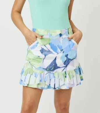 Sofibella Golf Colors Skort 17" in Silja silk skirt lustrous